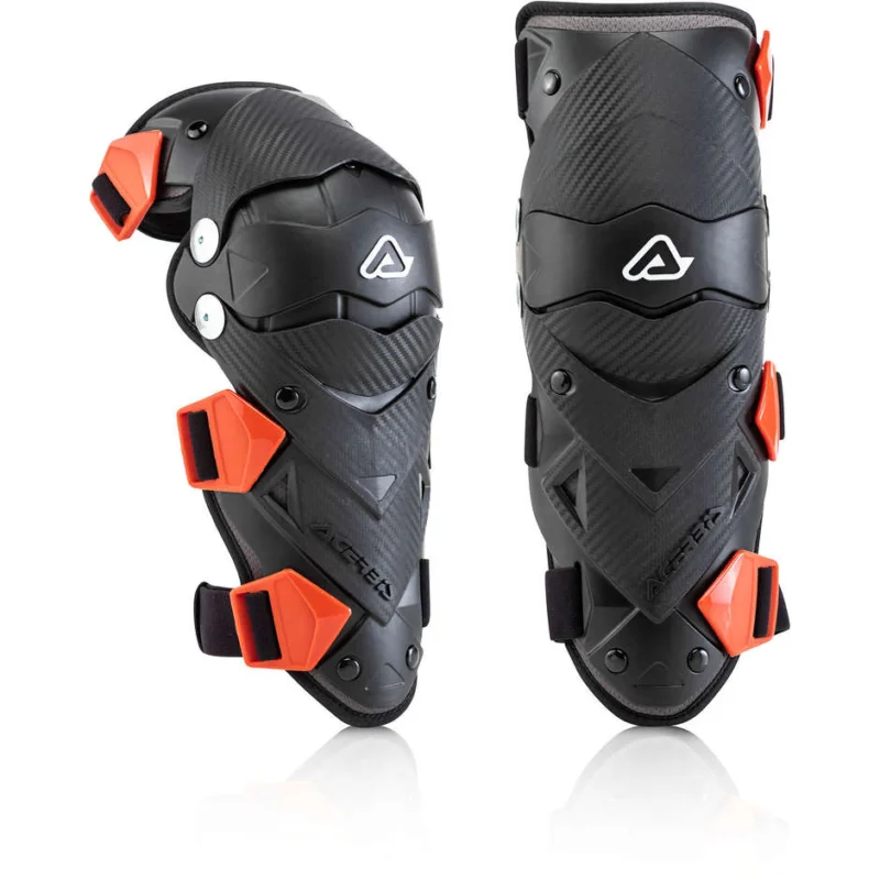 Ginocchiera Bambino Moto Cross Enduro Acerbis IMPACT EVO JUNIOR NeroRosso Scelto Dai Clienti