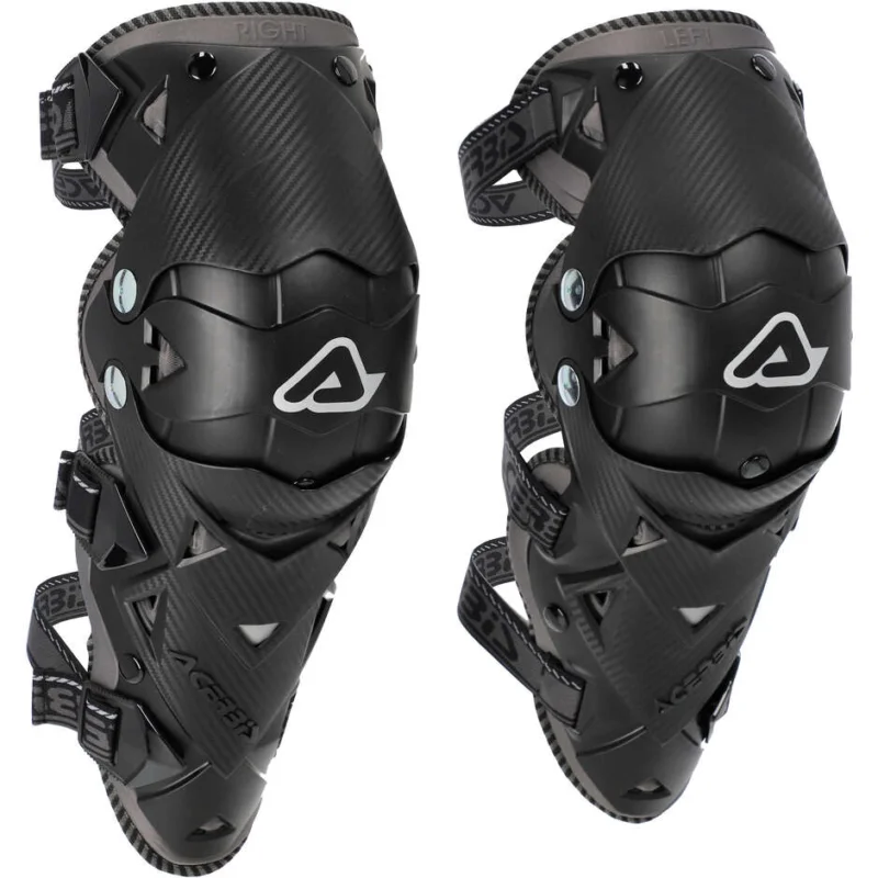 Ultima Occasione Ginocchiera moto Cross Enduro Acerbis Doppio Snodo Impact Evo 3.0 Nero