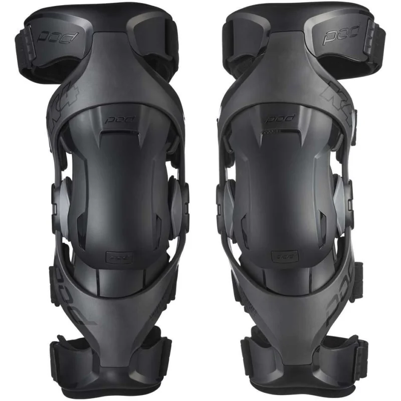Esclusivo Ginocchiere Moto Bambino Pod MX K4 V2 Nero grafite