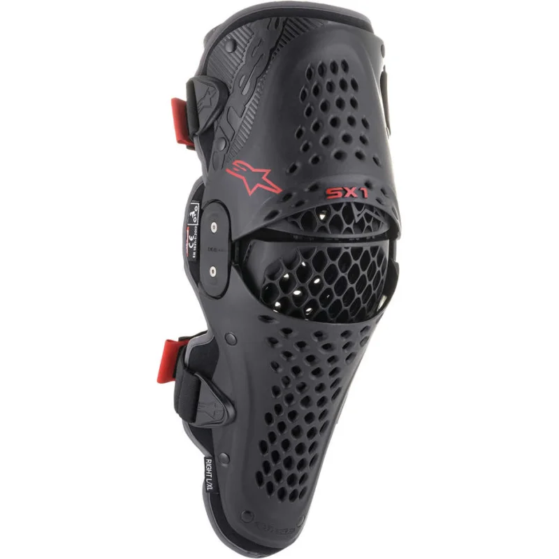 Ginocchiere Moto Cross Enduro Alpinestars SX-1 V2 KNEE Nero Sconto