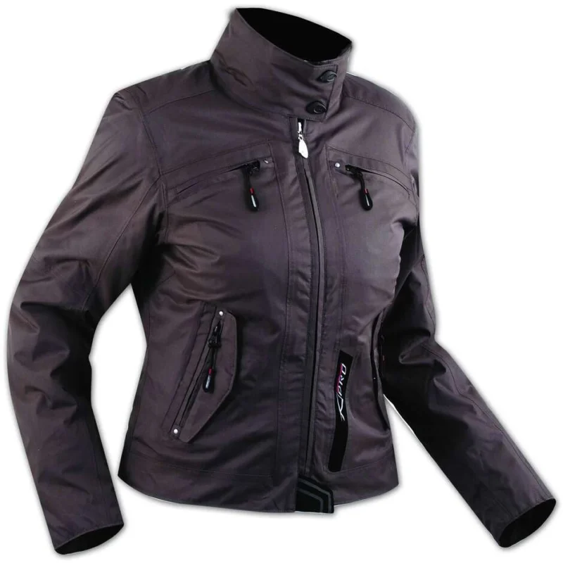Occasione Giubbino Moto In Tessuto A-Pro Sport City Dea Lady Brown