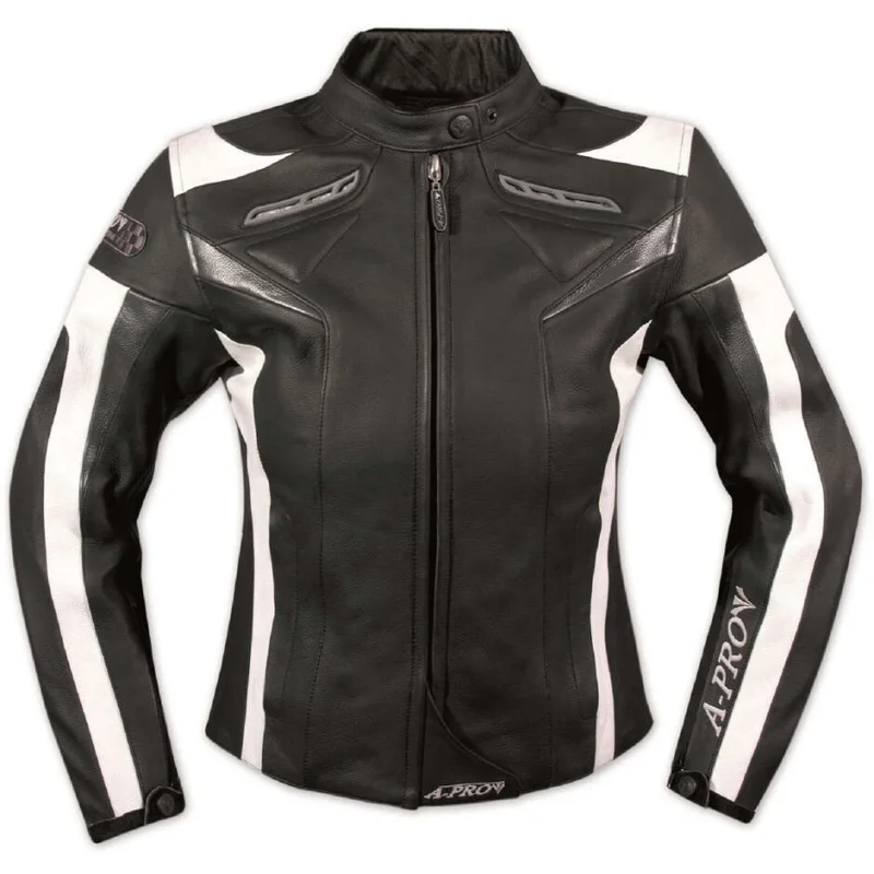 Giubbotto da Donna Moto in Pelle CE Racing American-Pro BRILLANT LADY Nero Miglior Prezzo