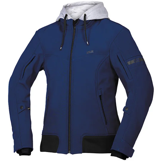 Giubbotto Da Donna Moto IN SoftShell Ixs CLASSIC SO MOTO Blu Offerta Speciale