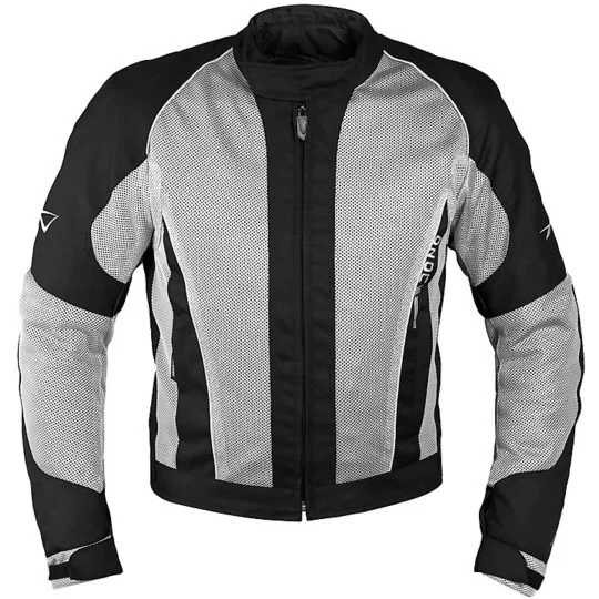 Giubbotto Da Donna Moto In Tessuto A-Pro Estivo CLOUD LADY Nero Grigio Miglior Prezzo