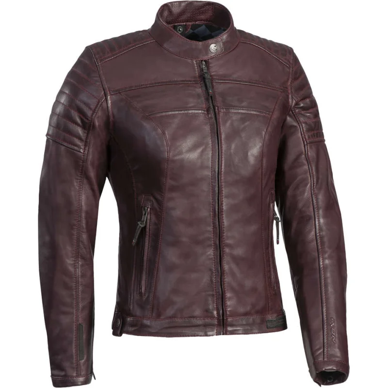 Giubbotto Donna Moto In Pelle Custom Ixon SPARK Lady Bordeaux Ordina Subito