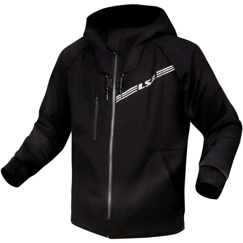 Giubbotto Felpa Casual Moto Ls2 THROTTLE Nero Professionale