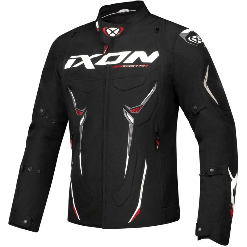 Giubbotto Moto 2in1 Ixon ROADSTAR Nero Bianco Rosso Compra Oggi Stesso