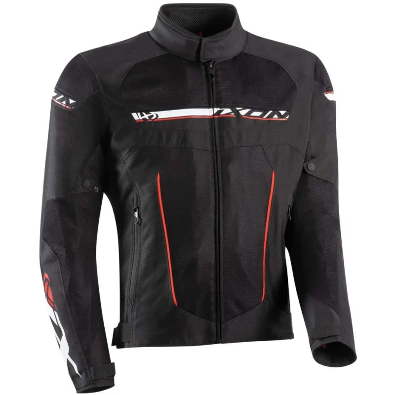 A Buon Prezzo Giubbotto Moto 3 in 1 Ixon T-REX Nero Bianco Rosso