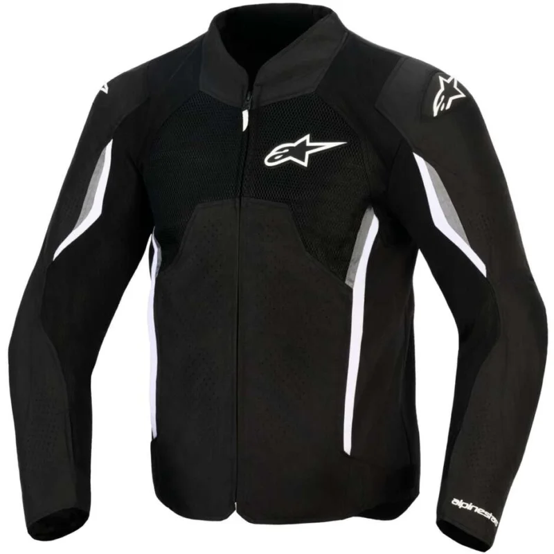 Prezzo Conveniente Giubbotto Moto Alpinestars AST V3 AIR Nero Grigio Scuro Bianco