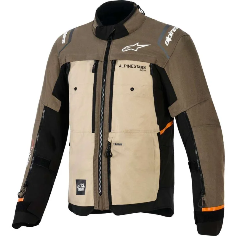 Giubbotto Moto Alpinestars CUSCO DRYSTAR Noce Alluminio Nero Più Venduto