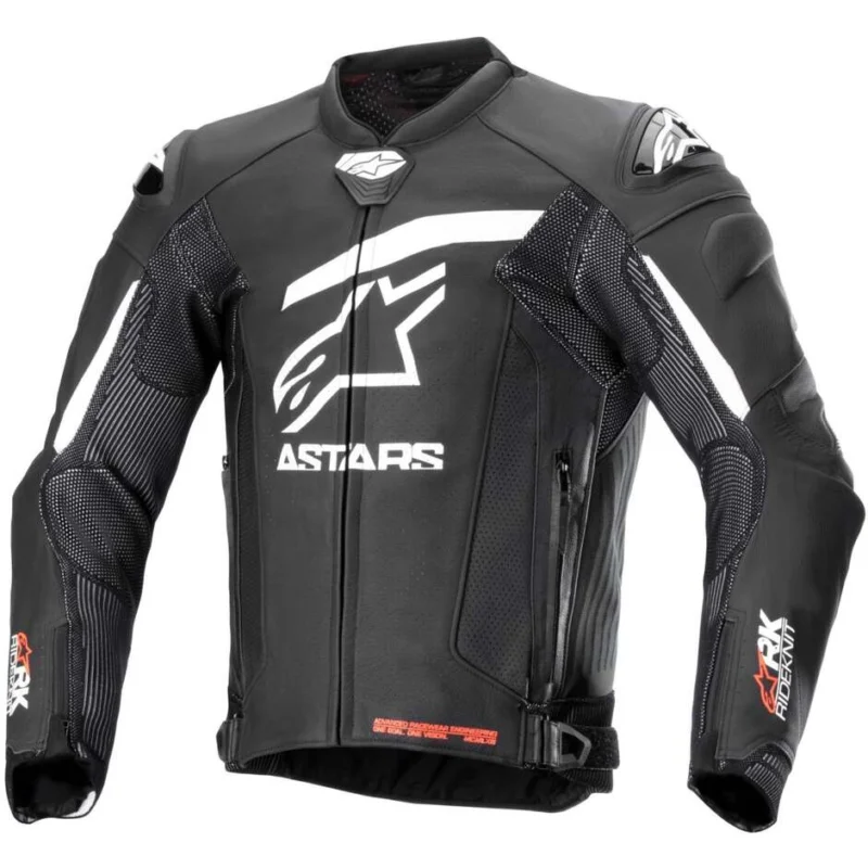 Giubbotto Moto Alpinestars GP PLUS R V4 RIDEKNIT Nero Bianco Consegna Rapida