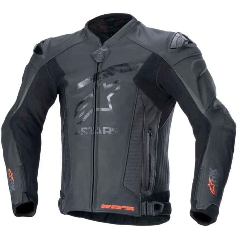 Ultimissimo Modello Giubbotto Moto Alpinestars GP PLUS R V4 RIDEKNIT Nero Nero