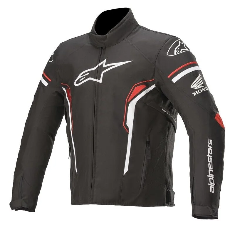 Offerta Limitata Giubbotto Moto Alpinestars HONDA T-SP-1 WATERPROOF Rosso Bianco Nero