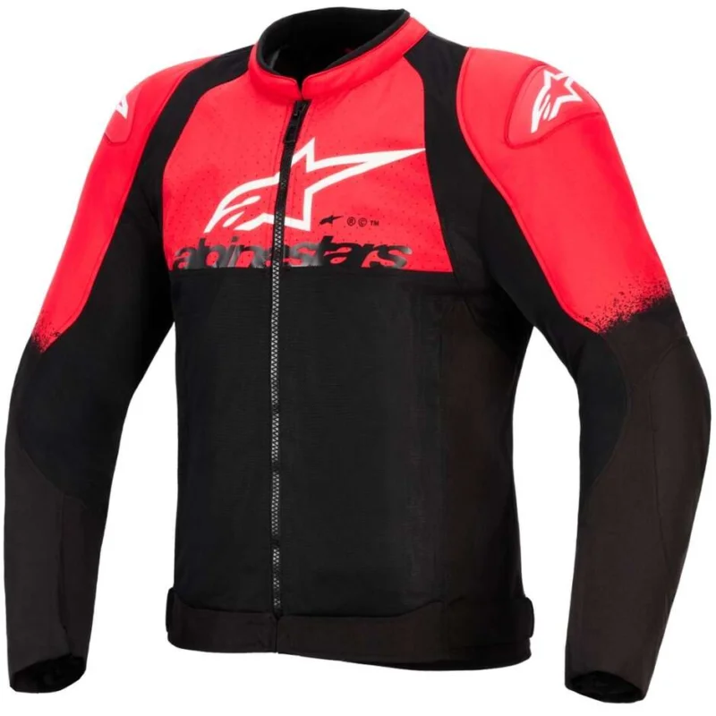 Giubbotto Moto Alpinestars SMX AIR Rosso Brillante Nero Ordina Subito