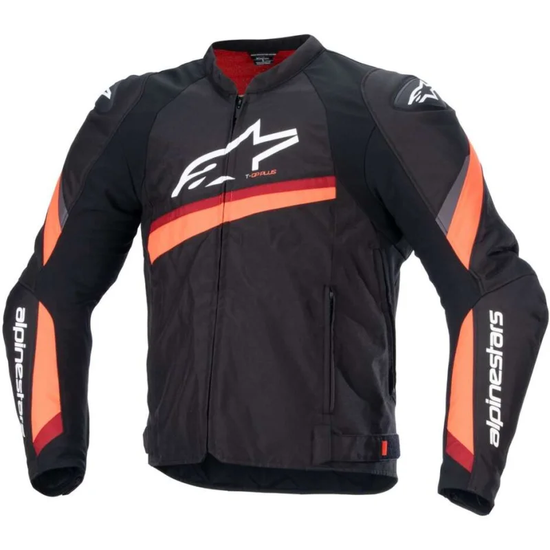 Giubbotto Moto Alpinestars T-GP PLUS R V4 Nero Rosso Fluo Solo Oggi