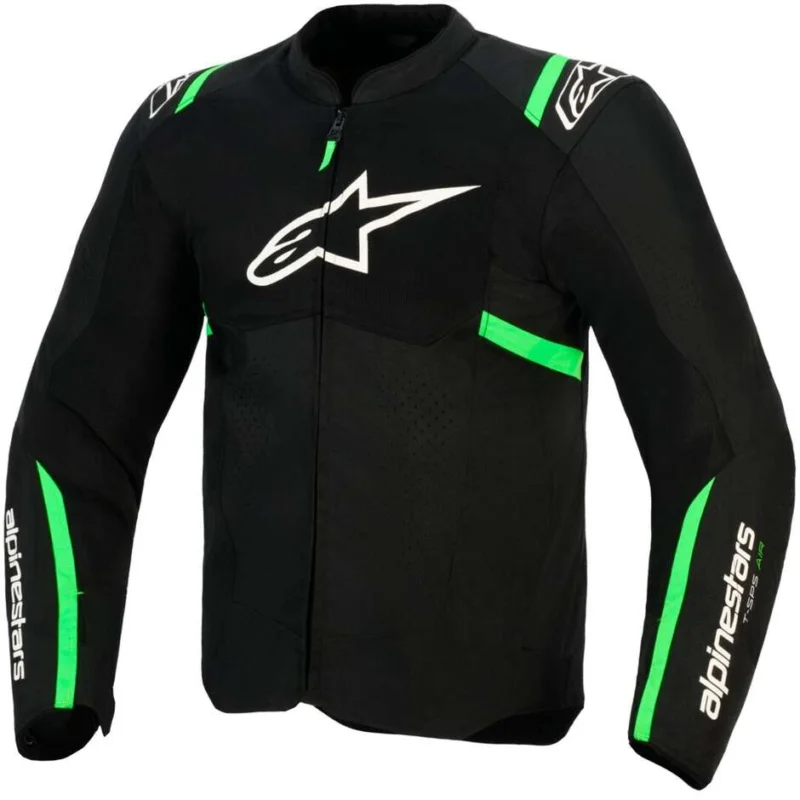 Giubbotto Moto Alpinestars T-SPS AIR V2 Nero Fluo Verde A Buon Prezzo