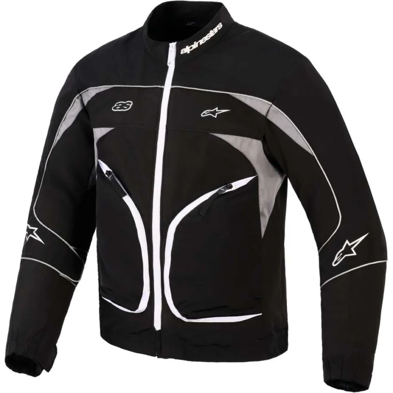 Giubbotto Moto Alpinestars UNITE Nero Grigio Scuro Direttamente Dal Produttore