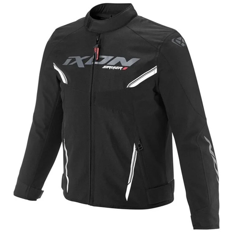 Professionale Giubbotto Moto Bambino Ixon STRIKER 2 KID Nero Bianco