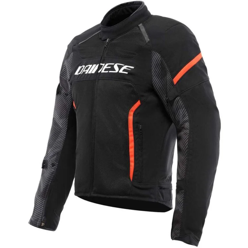 Quantità Limitata Giubbotto Moto Dainese AIR FRAME 3 # Nero Nero Rosso Fluo