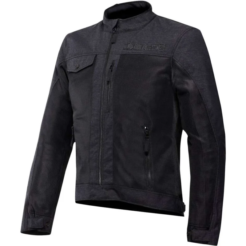 Reso Gratuito Giubbotto Moto Dainese ALFAMA AIR Scuro Grigio Nero