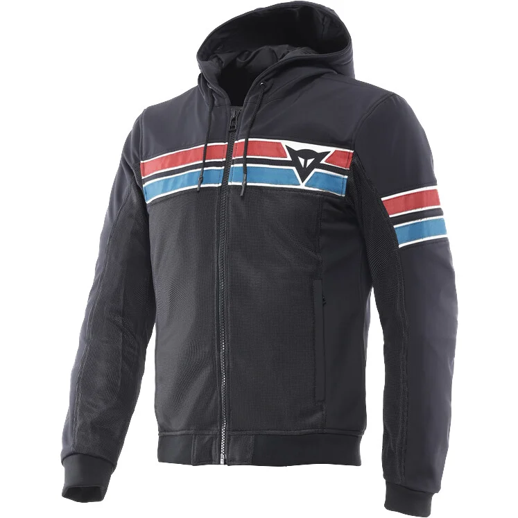 Direttamente Dal Produttore Giubbotto Moto Dainese VINTEDGE AIR Nero Blu Rosso