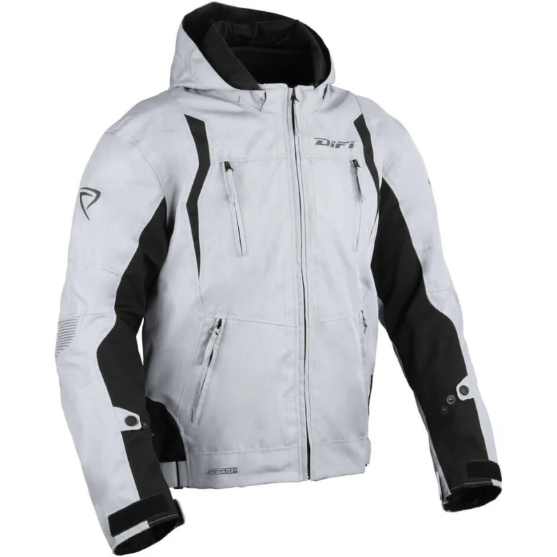 Prezzo Ridotto Giubbotto Moto DIFI Krypton Aerotex Grigio chiaro