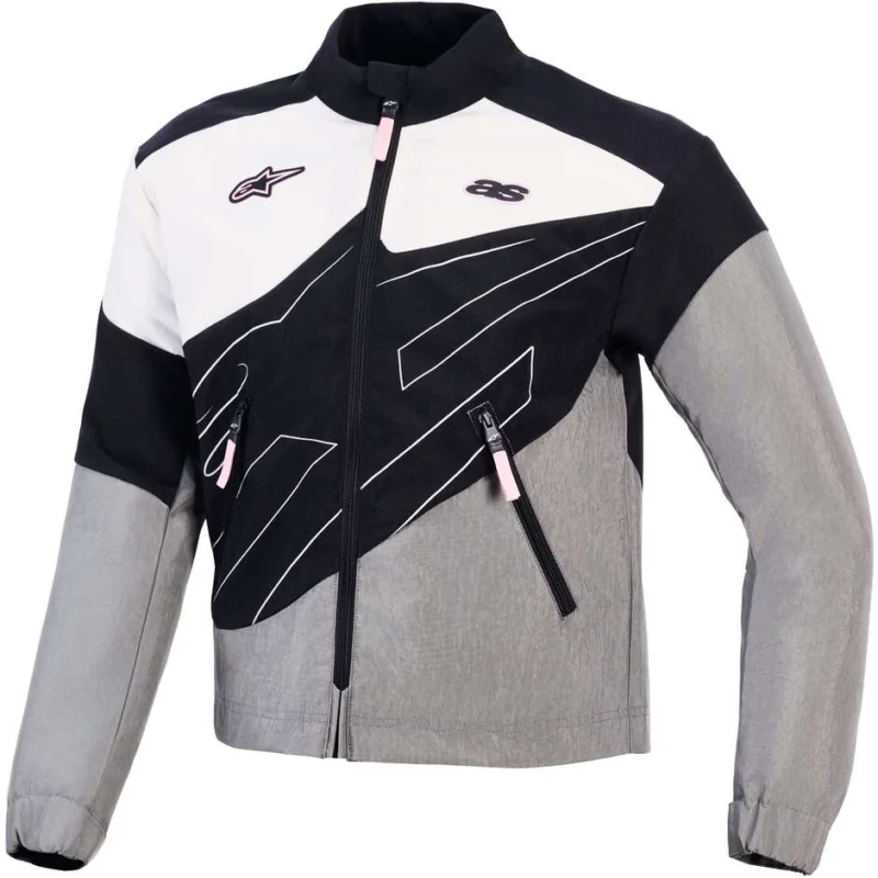 Giubbotto Moto Donna Alpinestars STELLA MOSHELL Nero Pelliccia Grigio Bianco Sporco Rosa Reso Gratuito