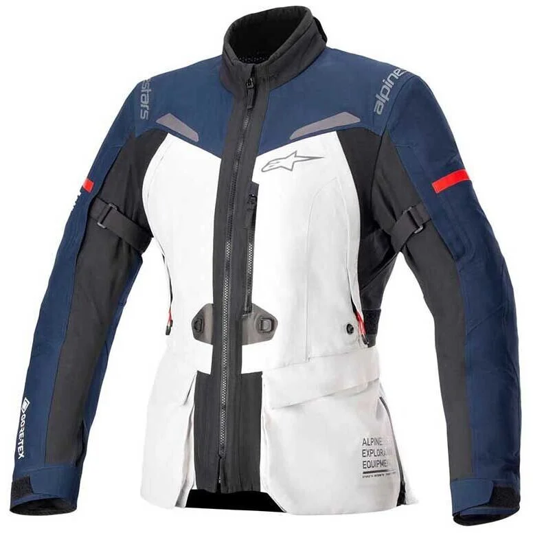 Giubbotto Moto Donna Alpinestars STELLA ST-7 2L GORE-TEX Nero Blu Scuro Grigio Ghiaccio Offerta Speciale