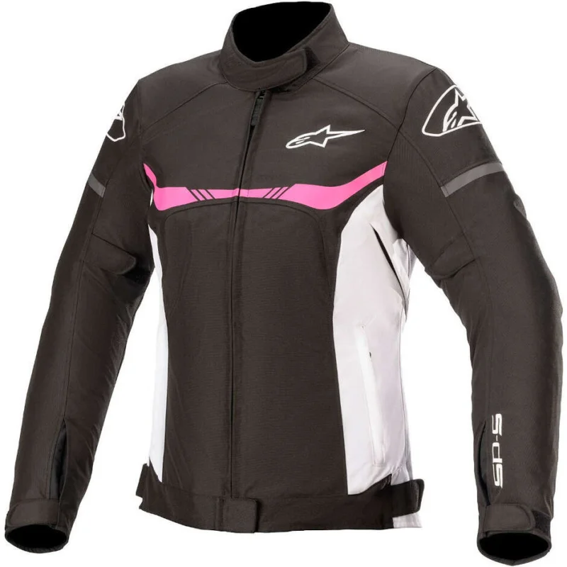 Giubbotto Moto Donna Alpinestars STELLA T-SP S Waterproof Fucsia Bianco Nero Occasione Imperdibile