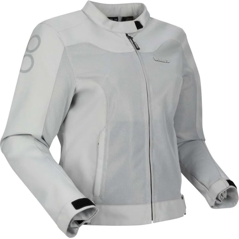 Giubbotto Moto Donna Bering LADY ALIAS Chiaro Grigio Compra Oggi Stesso
