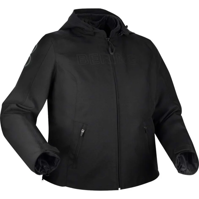 Spedito Oggi Giubbotto Moto Donna Bering LADY WARWICK Queen Size Nero