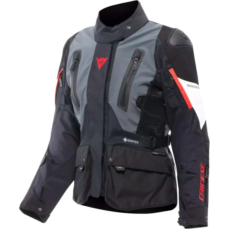 Vendita Finale Giubbotto Moto Donna Dainese CARVE MASTER 4 GORE-TEX WMN Ebony Nero