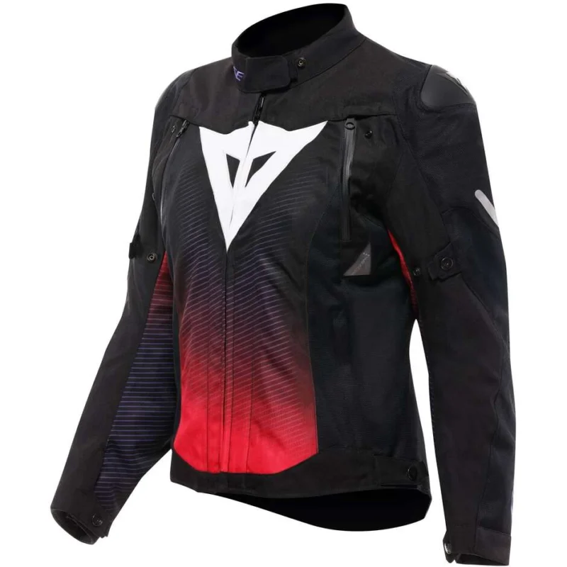 Giubbotto Moto Donna Dainese SUPER SPRINT D-DRY WMN Nero Fucsia Bianco Promozione