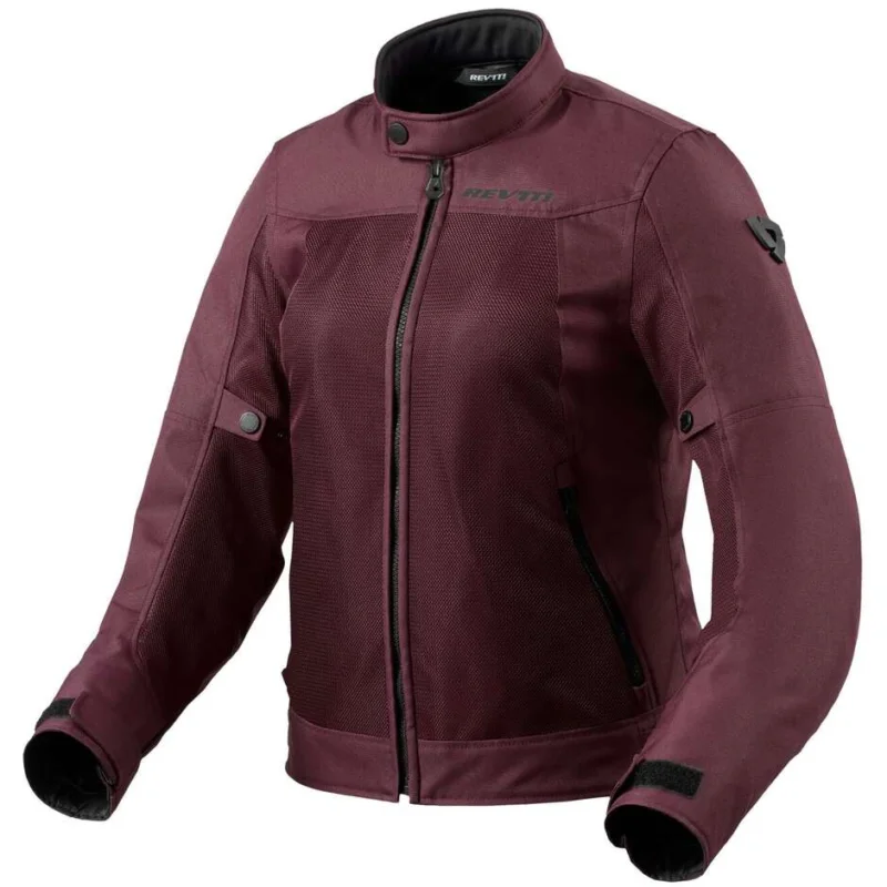 Quantità Limitata Giubbotto Moto Donna Estiva Traforata Tessuto Rev'it ECLIPSE 2 LADIES Aubergine