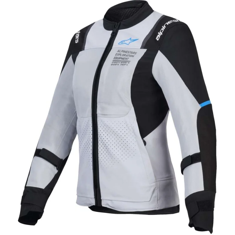 Compra Adesso Giubbotto Moto Donna Estivo Alpinestars STELLA ST-2 AIR Ghiaccio Grigio Nero