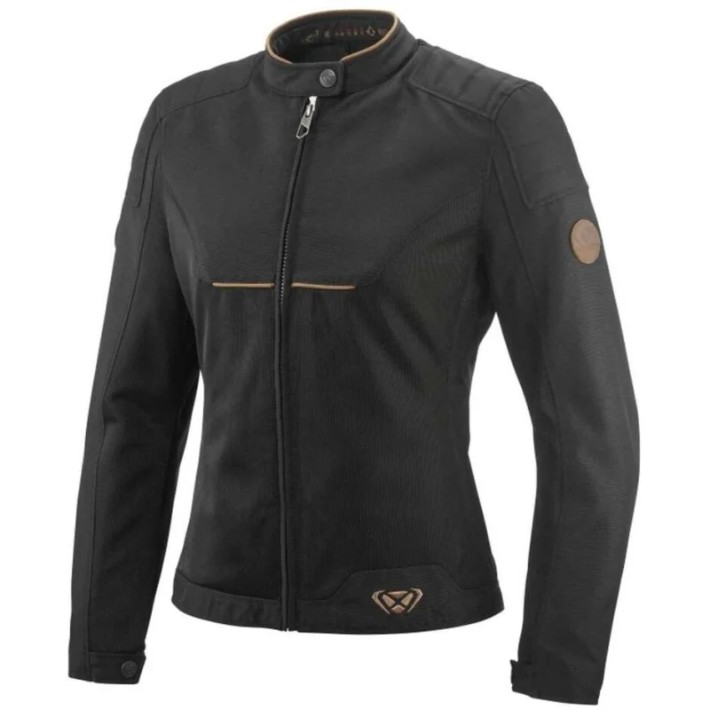 Direttamente Dal Produttore Giubbotto Moto Donna Estivo Ixon CORNET LADY Nero Marrone