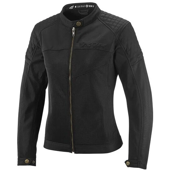 Promozione Esclusiva Giubbotto Moto Donna Estivo Ixon OZCAN LADY Nero