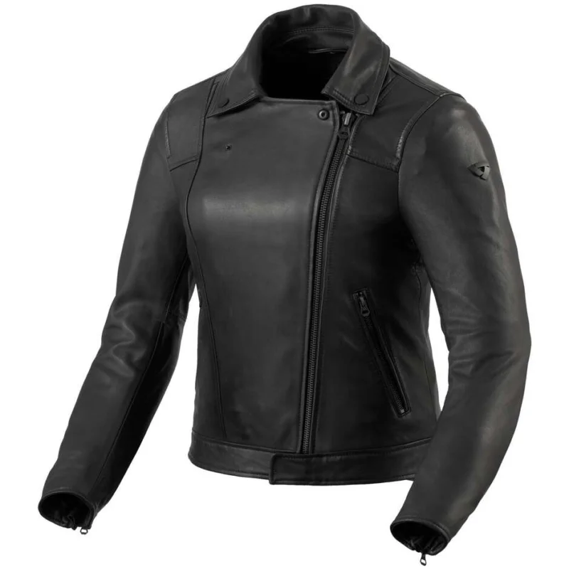 Occasione Giubbotto Moto Donna in Pelle Custom Rev'it LIV LADIES Nero