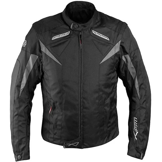 Giubbotto Moto Donna In Tessuto A-Pro Touring Hart Lady Black Promozione Esclusiva