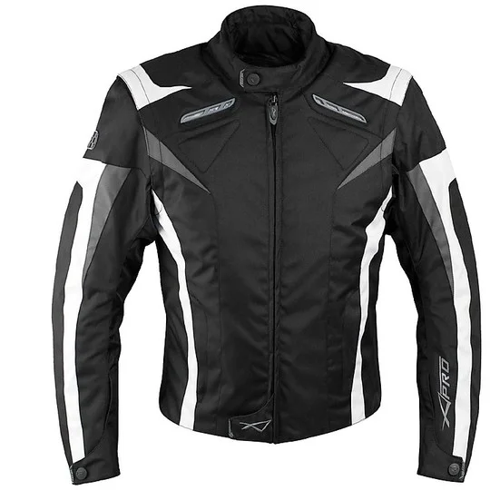Ultimissimo Modello Giubbotto Moto Donna In Tessuto A-Pro Touring Hart Lady White