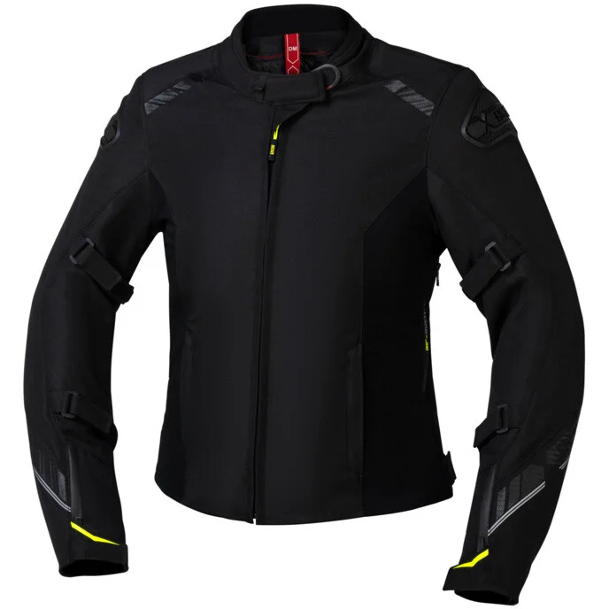 Giubbotto Moto Donna in Tessuto iXS CARBON-ST Nero Spedizione Gratuita
