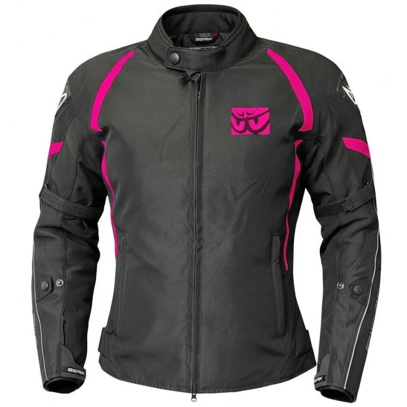 Scelto Dai Clienti Giubbotto Moto Donna in Tessuto Tecnico Berik 2.0 NJ-223301l-L-EL WP Nero Rosa