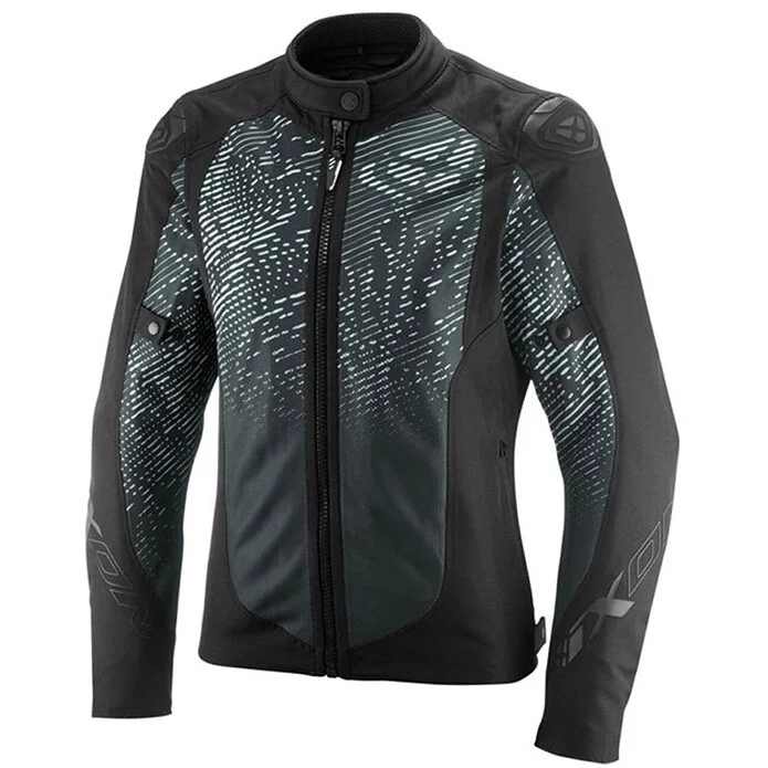 Giubbotto Moto Donna Ixon ARTEMIS Nero Bianco Bestseller