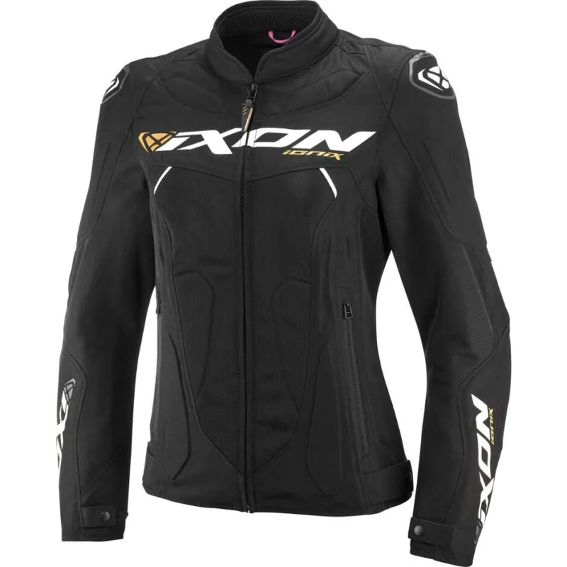 Giubbotto Moto Donna Ixon IONIX LADY Nero Bianco Miglior Prezzo