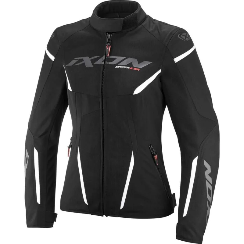 Vendita Finale Giubbotto Moto Donna Ixon STRIKER 2 AIR WP L Nero Bianco