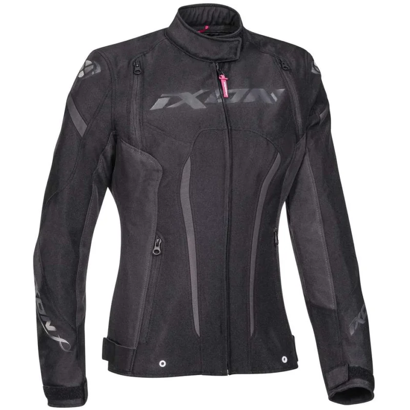 Giubbotto Moto Donna Ixon STRIKER LADY Nero Popolare