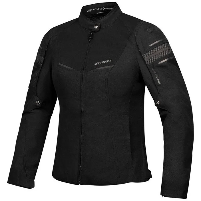 Giubbotto Moto Donna Ixon WILANA Nero Bianco Spedizione Espresso