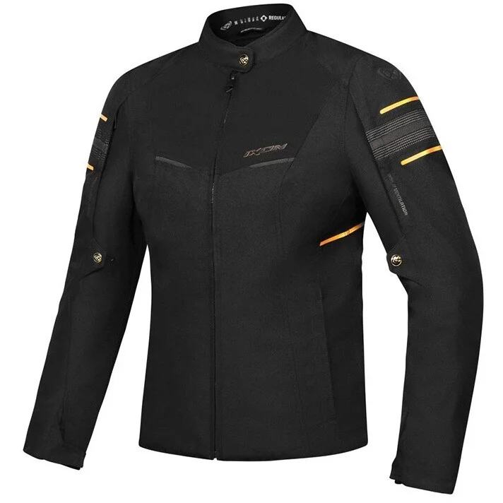 Promo Stagionale Giubbotto Moto Donna Ixon WILANA Nero Oro