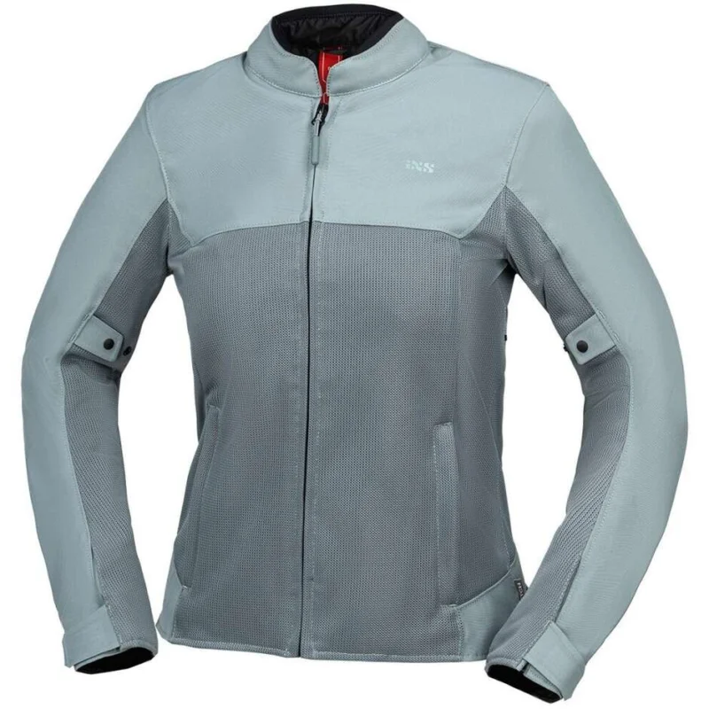 Spedito Oggi Giubbotto Moto Donna iXS Rapid-BigAir 1.0 Blu Grigio