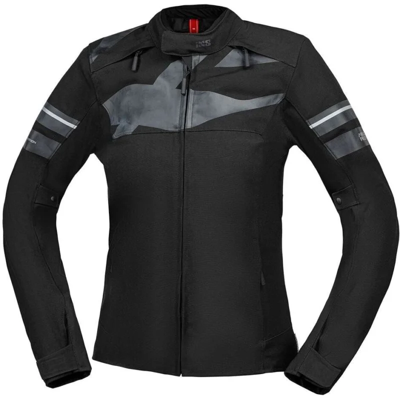 Giubbotto Moto Donna iXS Rapid-STX 2.2 Laminato Nero Professionale